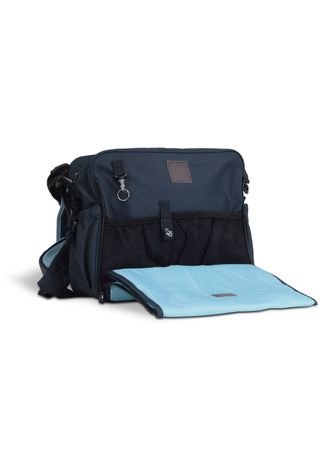 Bolsa Daisy Diaper Bag Marinho e Azul Simplygood