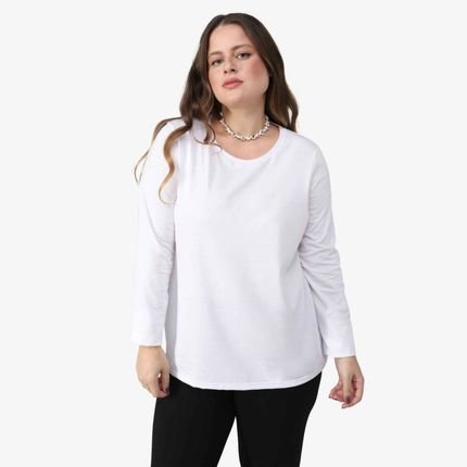 Camiseta Feminina Plus Slim Anti Odor Tech - Marca Basicamente.