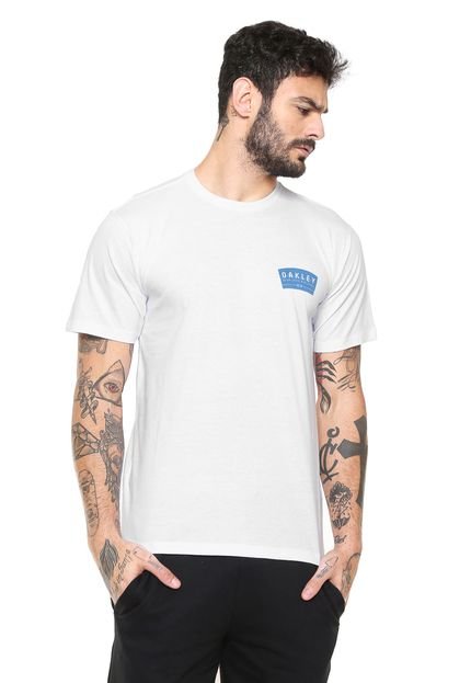 Camiseta Oakley Finish Line Branca - Marca Oakley