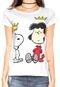 Camiseta FiveBlu Snoopy Branca - Marca FiveBlu