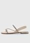 Rasteira Beira Rio Tira Hotfix Off-White - Marca Beira Rio