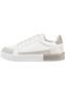 Tenis Casual Feminino Gigil Flat Recortes Sola Detalhe Branco - Marca Gigil