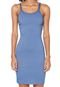 Vestido Sommer Curto Liso Azul - Marca Sommer