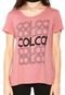 Camiseta Colcci Comfort Coral - Marca Colcci