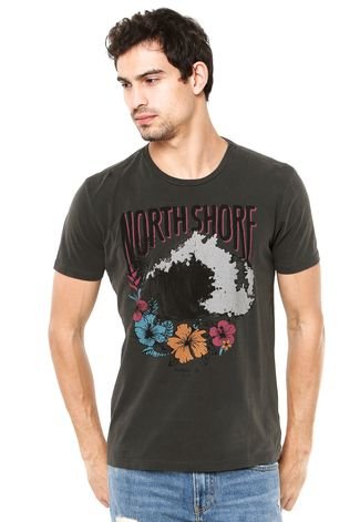 Camiseta Ellus North Shore Cinza
