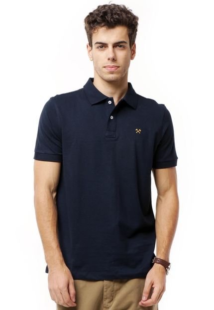 Camisa Polo West Coast Machado Azul - Marca West Coast