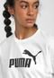 Camiseta Cropped Puma Ess Logo Branca - Marca Puma
