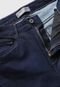 Calça Jeans LND Lunender Mais Mulher Plus Skinny Pespontos Azul-Marinho - Marca LND Lunender Mais Mulher Plus