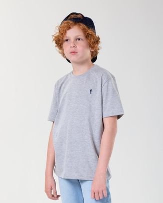 Camiseta Meia Malha Infantil Masculino Onda Marinha