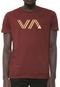 Camiseta RVCA Va Blinded Vinho - Marca RVCA