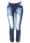 Calça Jeans Jezzian Skinny Cropped Azul-marinho - Marca Jezzian