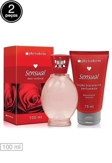 Kit Perfume Sensual Phytoderm 100ml - Marca Phytoderm