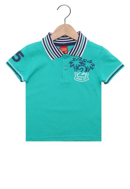 Camisa Polo Kyly Menino Verde - Marca Kyly