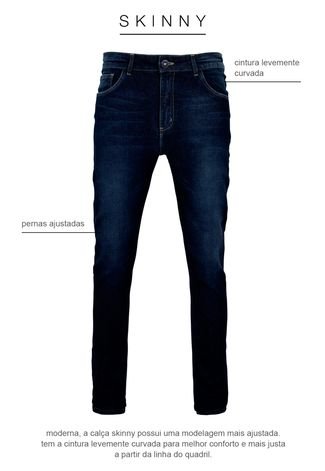 Calça Jeans DAFITI I.D. Preta