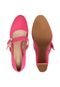 Scarpin FiveBlu Fivela Rosa - Marca FiveBlu