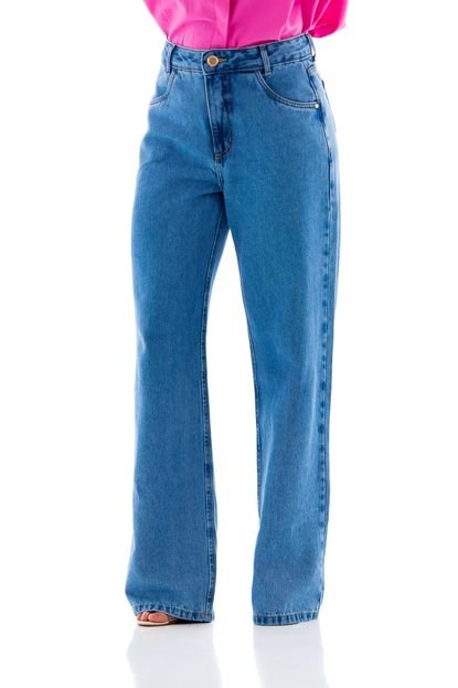 Calça Jeans Feminina Arauto Wide Leg Thor  Azul - Marca ARAUTO JEANS