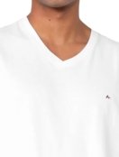 Camiseta Aramis Masculina Basic V-Neck Branca - Marca Aramis