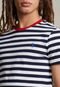 Camiseta Polo Ralph Lauren Listras Azul-Marinho - Marca Polo Ralph Lauren