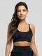 Top Feminino Alcinha Suplex Moda Fitness Academia Vicbela Preto - Marca Vicbela