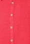 Camisa Linho Ellus Linen Classic French Militar Vermelha - Marca Ellus
