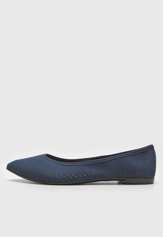 Sapatilha DAFITI SHOES Nó Azul-Marinho - Compre Agora