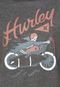 Camiseta Manga Curta Hurley Riding Death Cinza - Marca Hurley