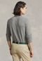 Camisa Polo Polo Ralph Lauren Custom Slim Fit Cinza - Marca Polo Ralph Lauren