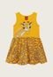 Vestido Infantil Kyly Girafa Amarelo - Marca Kyly