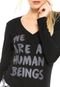 Camiseta Disparate Human Preta - Marca Disparate