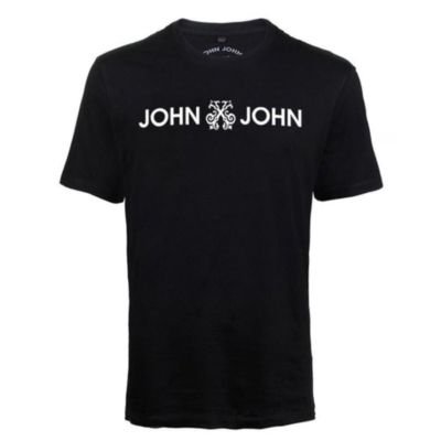 Camiseta John John Masculina Relaxed Crroked Branca no Shoptime
