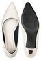 Scarpin Feminino GiGiL Bico Fino Salto Off White - Marca Gigil