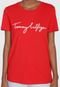 Camiseta Tommy Hilfiger Logo Vermelha - Marca Tommy Hilfiger