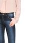 Calça Jeans Disparate Skinny Cropped Estonada Azul-marinho - Marca Disparate
