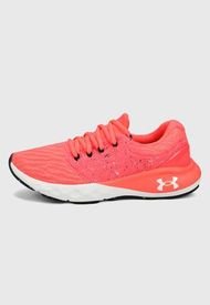 Tenis Running Coral-Blanco UNDER ARMOUR UA Charged Vantage