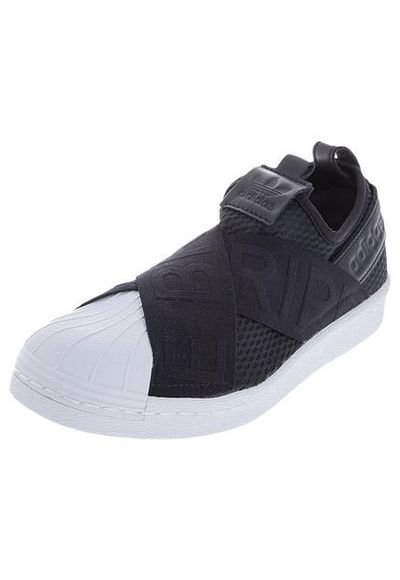 Adidas superstar slip hot sale on hombre negro