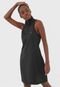 Vestido Colcci Fitness Curto Gola Alta Preta - Marca Colcci Fitness