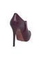 Ankle Boot Couro My Shoes Fashion Vinho - Marca My Shoes
