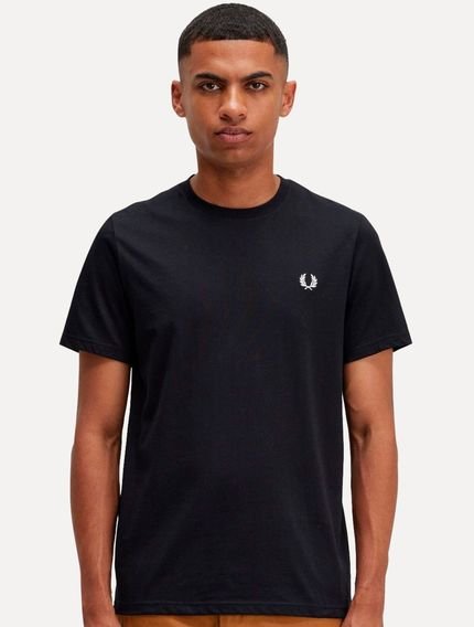Camiseta Fred Perry Masculina Regular Back Graphic Laurel Preta - Marca Fred Perry