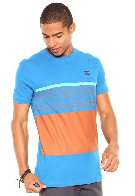 Camiseta Hang Loose Striped Azul - Marca Hang Loose