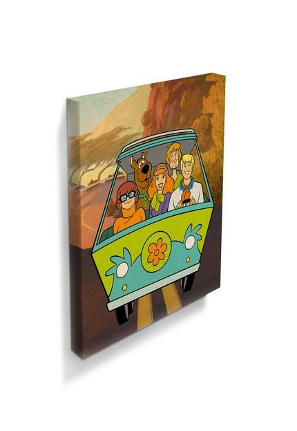 Tela Hanna Barbera Scooby Everybody 40x50cm Marrom - Marca Hanna Barbera