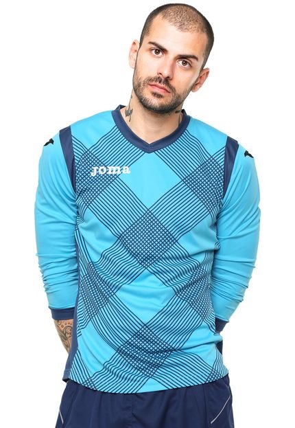 Camiseta Joma Goleiro Derby Azul - Marca Joma