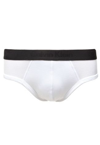Cueca Calvin Klein Underwear Slip Brief Infinite Branca/Preto