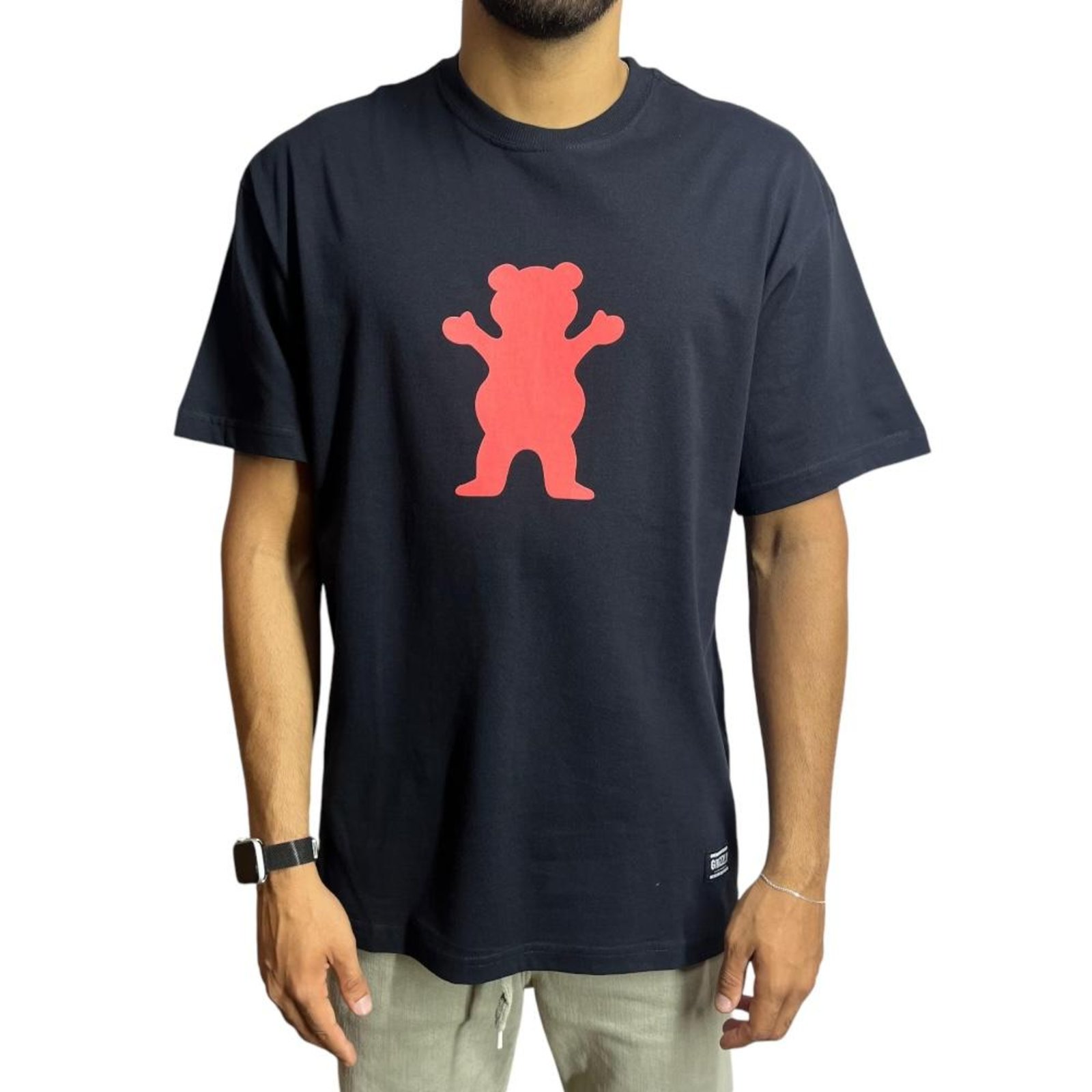 Grizzly Camiseta Og Bear Tee - Preto - Marca DAFITI