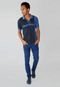 Camisa Polo Calvin Klein Jeans Street Azul - Marca Calvin Klein Jeans