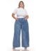 Calça Feminina Jeans Wide Leg Plus Estampa Laser Razon Jeans - Marca Razon Jeans