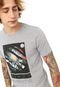 Camiseta Ride Skateboard Estampada Cinza - Marca Ride Skateboard