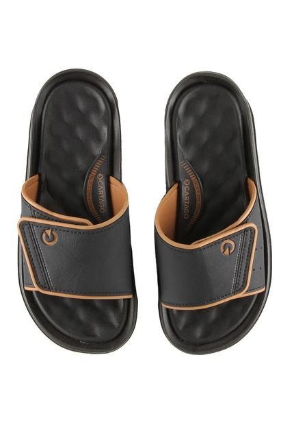 Chinelo Slide Cartago Santorini Preto - Marca Cartago