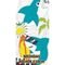 Toalha de Banho Infantil Felpuda Estampada 60 cm x 110 cm - Summer Shark - Marca Lepper