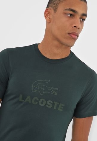 Camiseta Lacoste Logo Verde