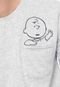 Camiseta Snoopy Charlie Brown Cinza - Marca Snoopy
